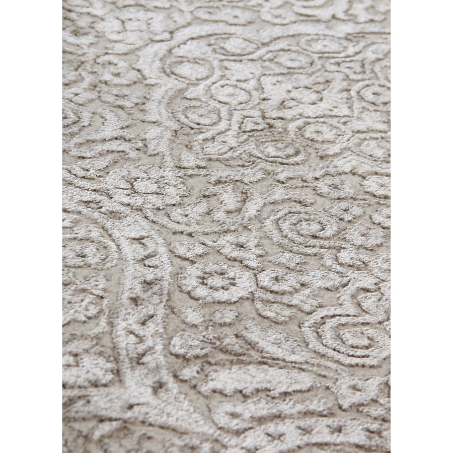 Amini Carpets, Bellagio White, detail