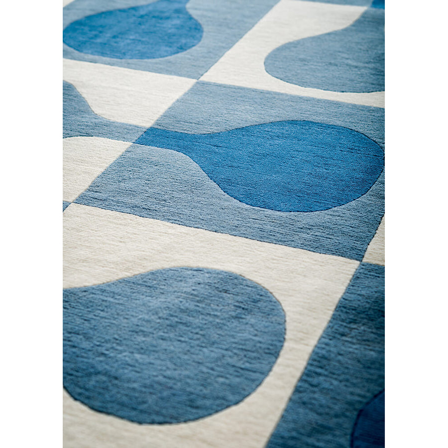 Amini Carpets, Sorrento Blue Rug, detail