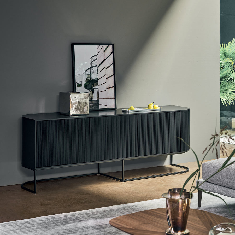 Bonaldo Dune Sideboard in Coal Oak