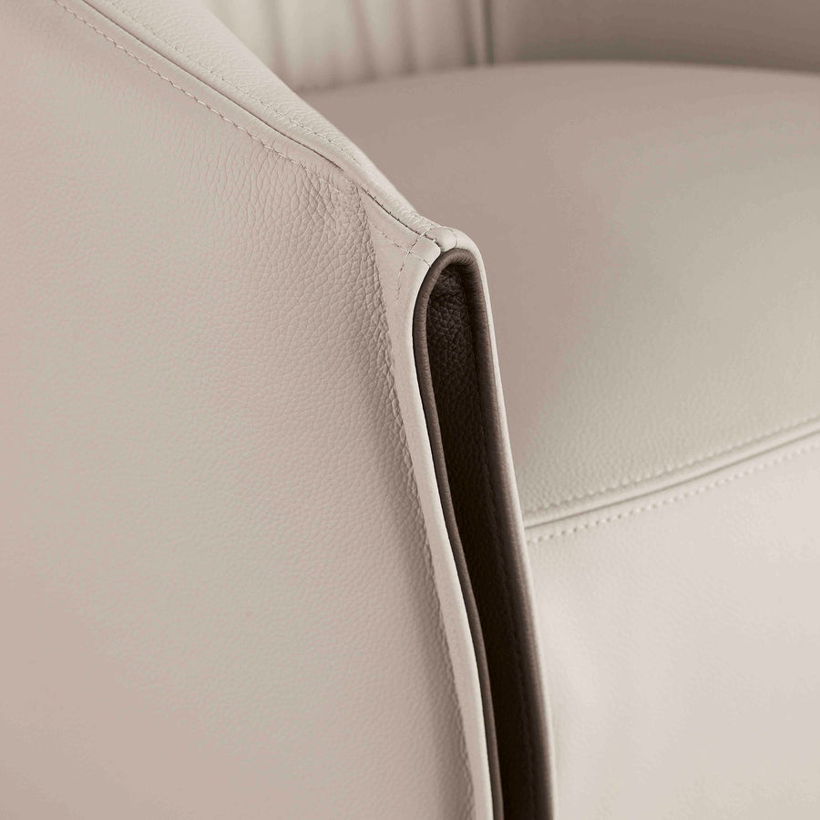 Bonaldo Bodo Swivel Armchair, detail, made in Italy