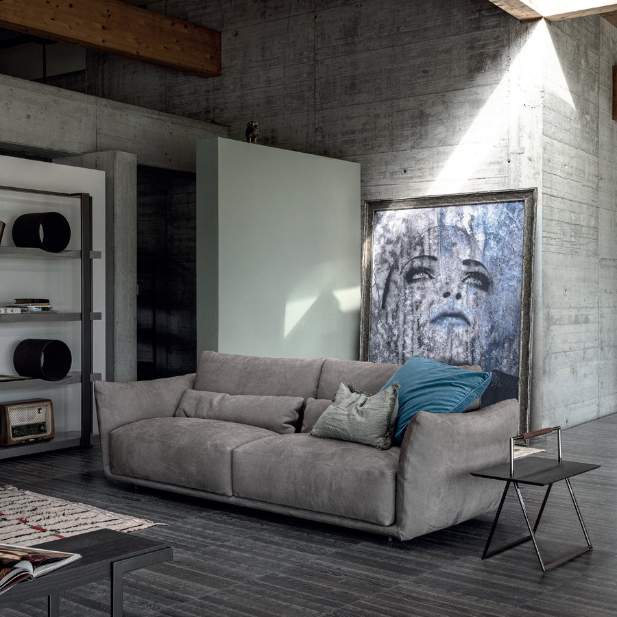 Cierre Clift Sofa in Leather, ambient - made in Italy