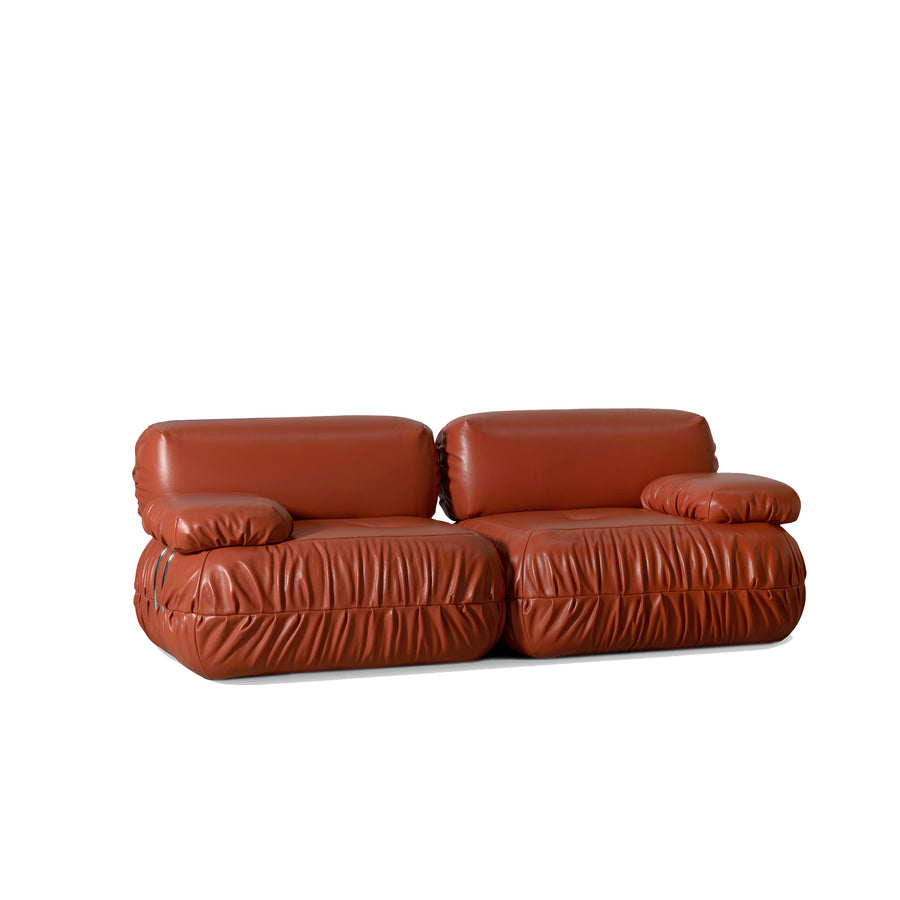 CIERRE Option 2 Piece Sofa in Ibiza 53 Leather