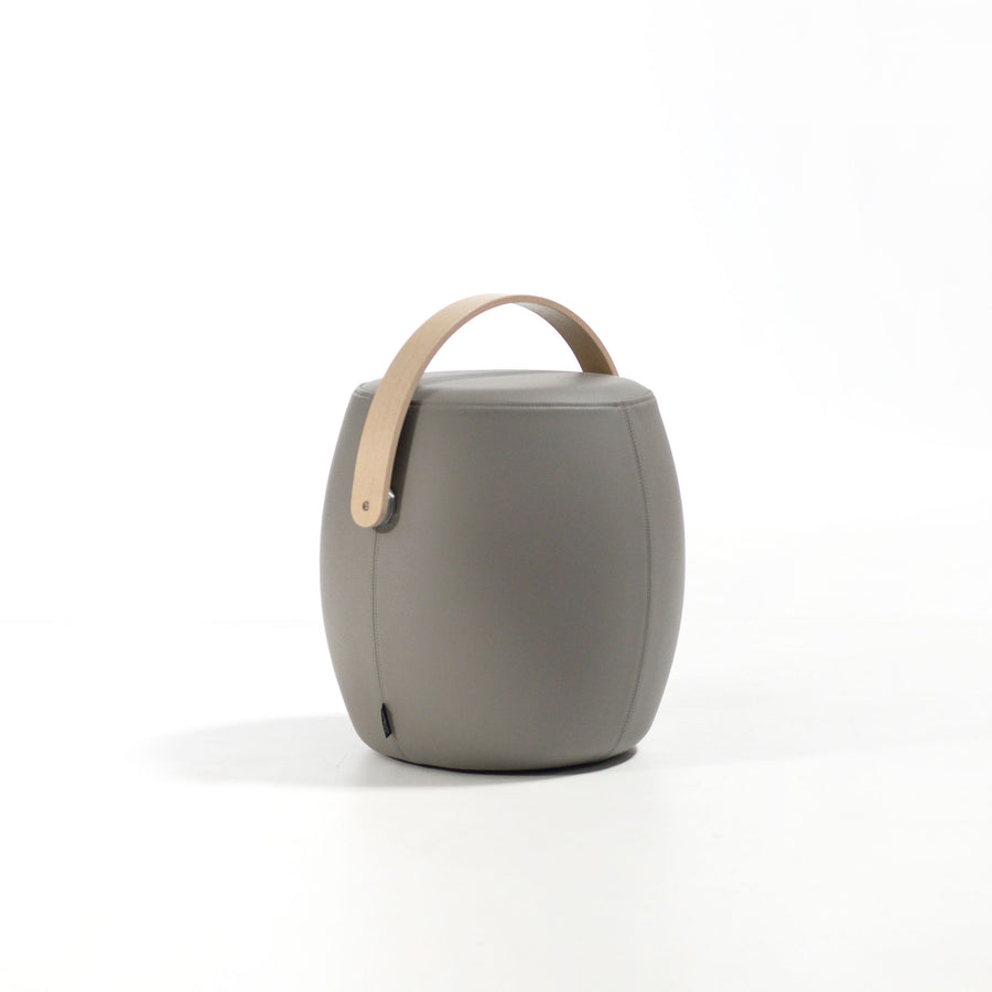 OFFECCT-CarryOn in Elmosoft Grey Leather