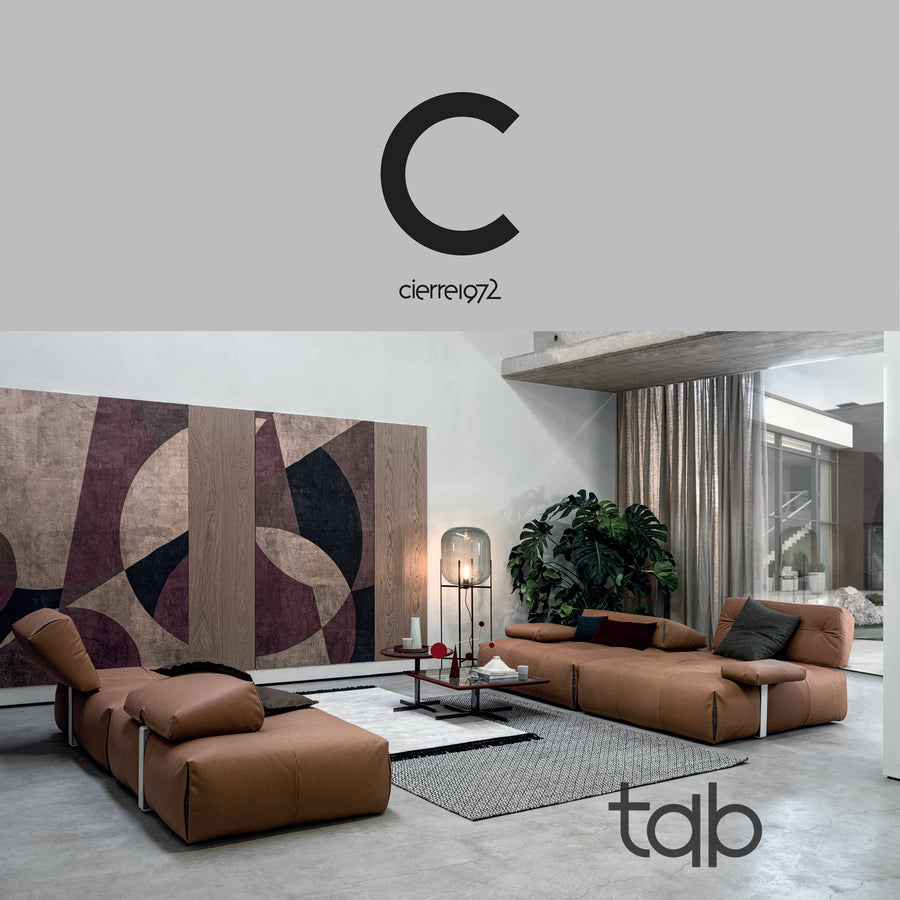 Cierre Italy, Tab Modular Seating, Square Modules 150 cm ambient, Spencer Interiors