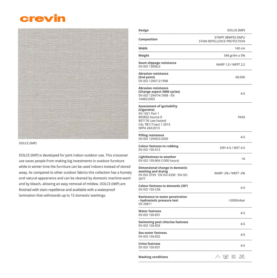 Crevin Dolce Fabric