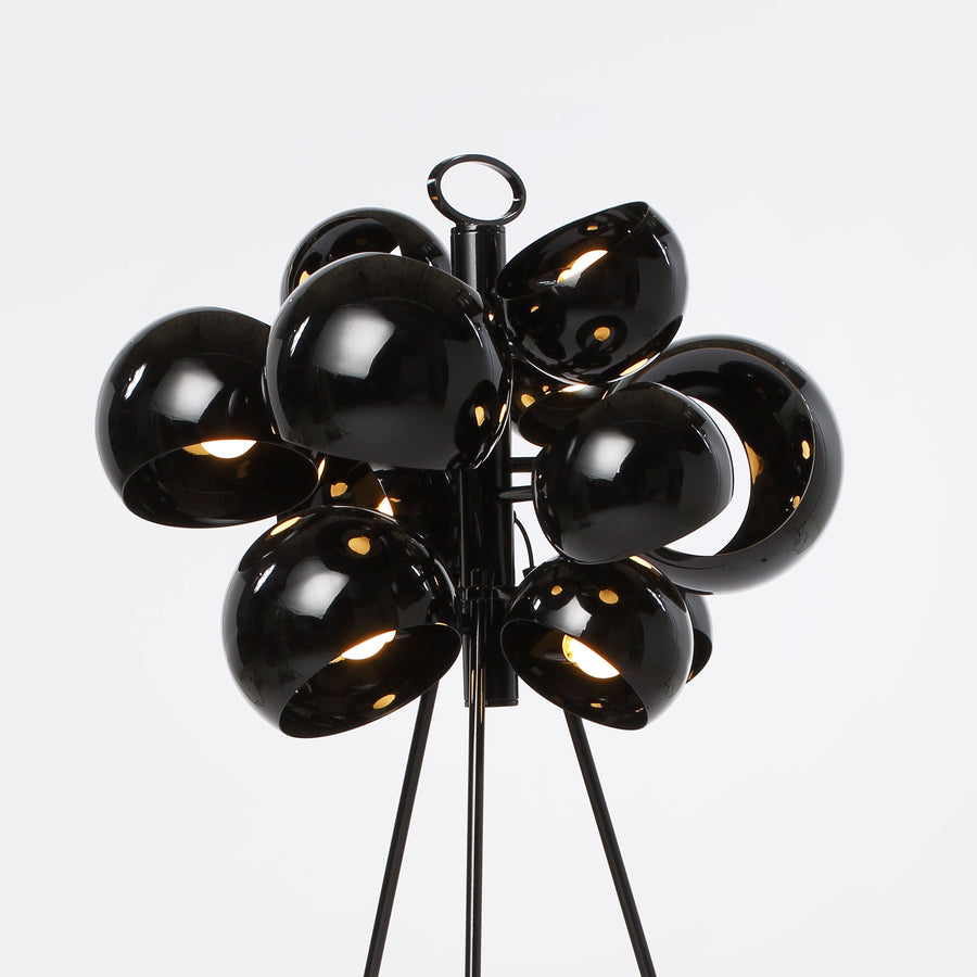 David Weeks Studio, Kopra Standing Lamp, Black Gloss detail