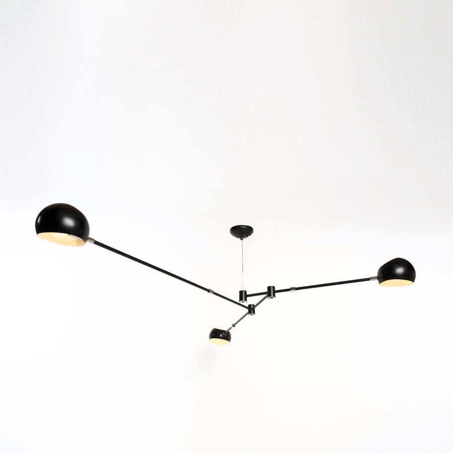 David Weeks, Oseo Chandelier, Black Satin