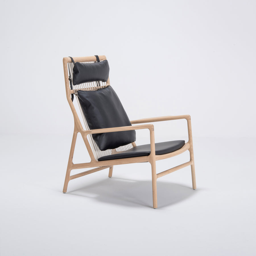 Gazzda Dedo Lounge Chair in solid Oak 2