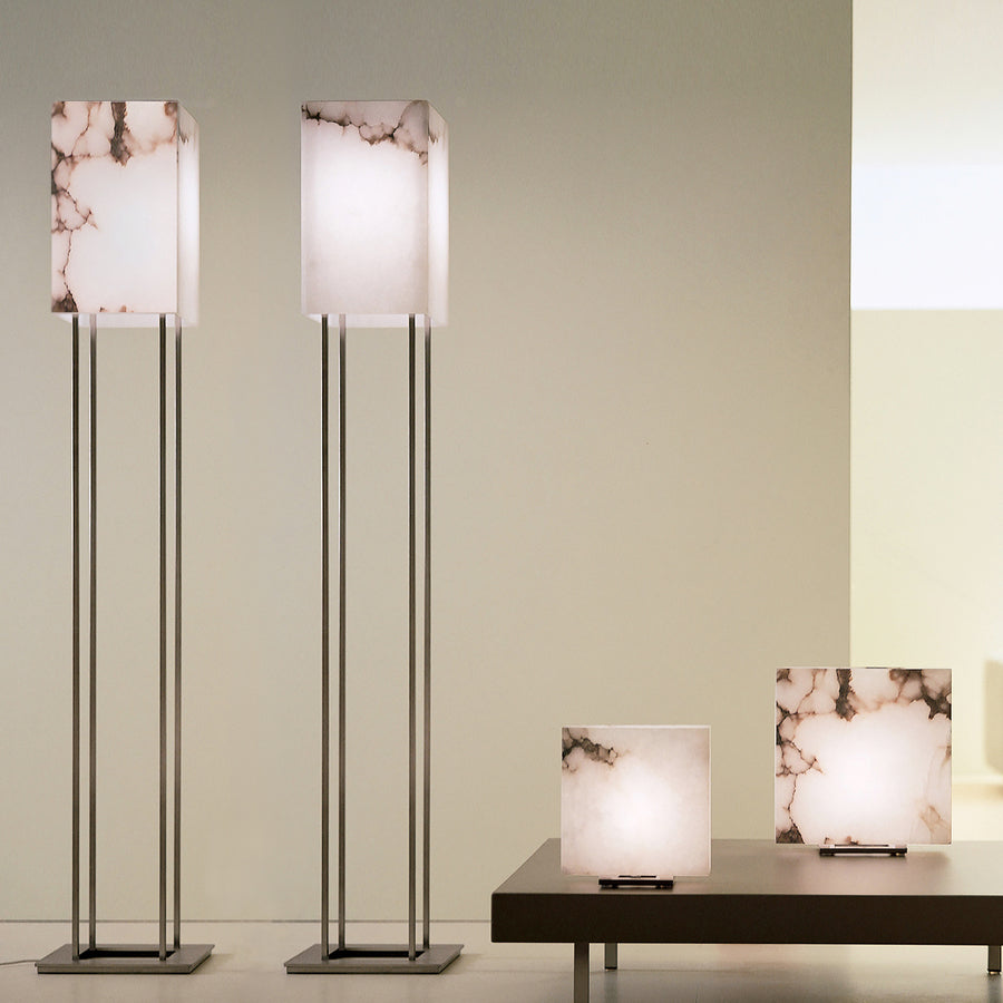 Dema Alabaster Table and Floor Lamps - made in Tuscany
