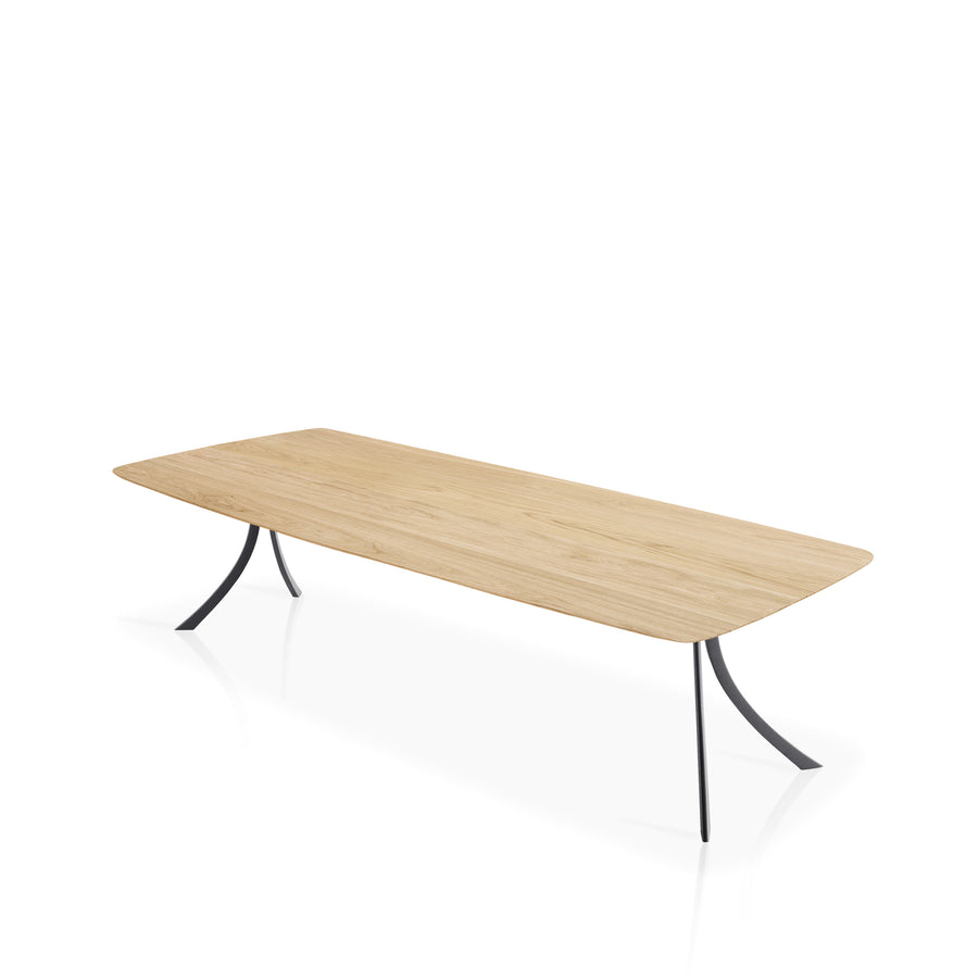 Falcata Table, Solid Oak