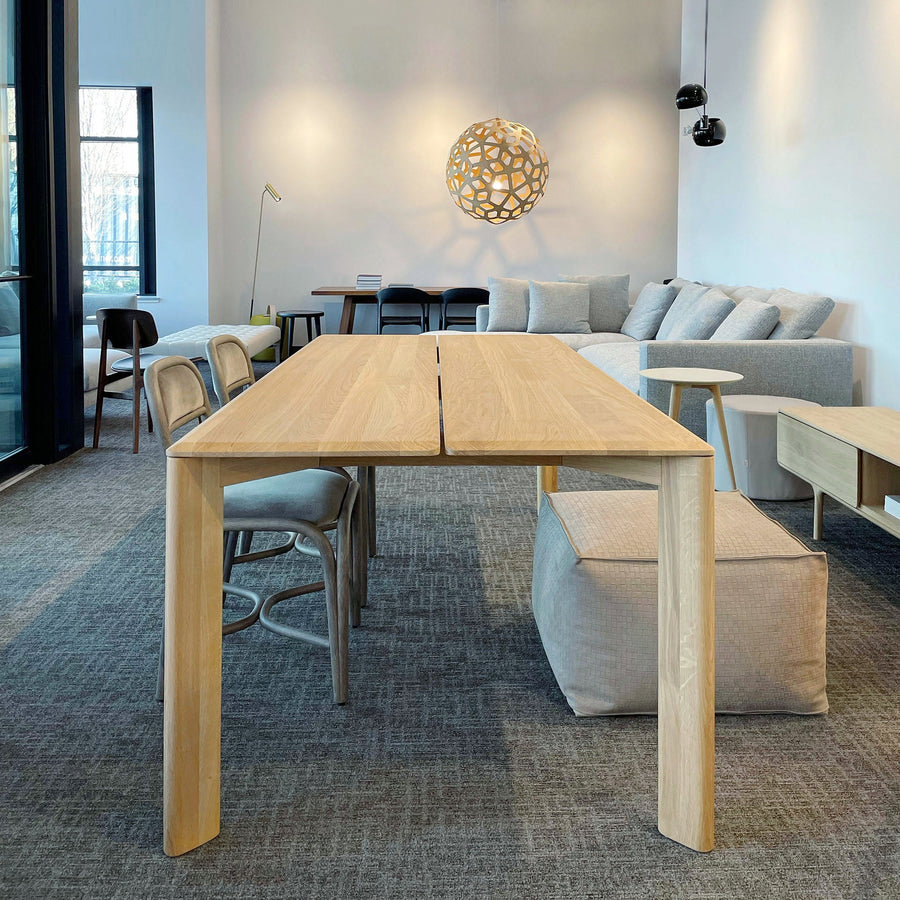 EXPORMIM Kotai Table Natural Oak 220 cm, © Spencer Interiors Inc