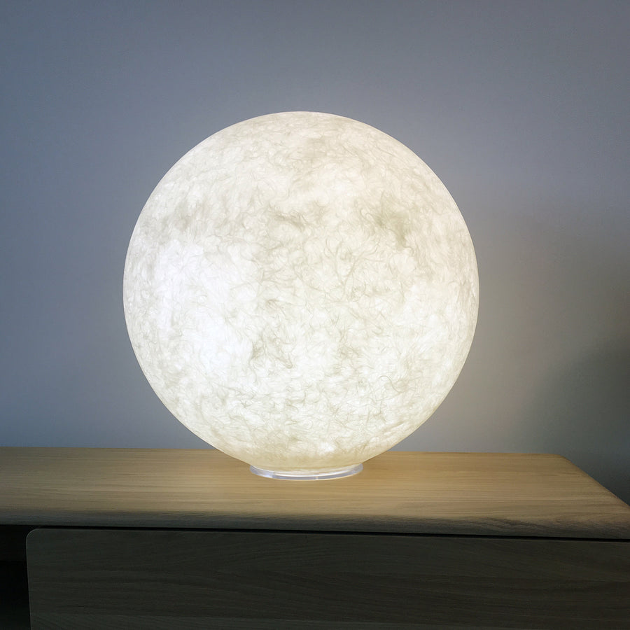 In-es Floor Moon 1, Illuminated Globe, ambient, made in Italy