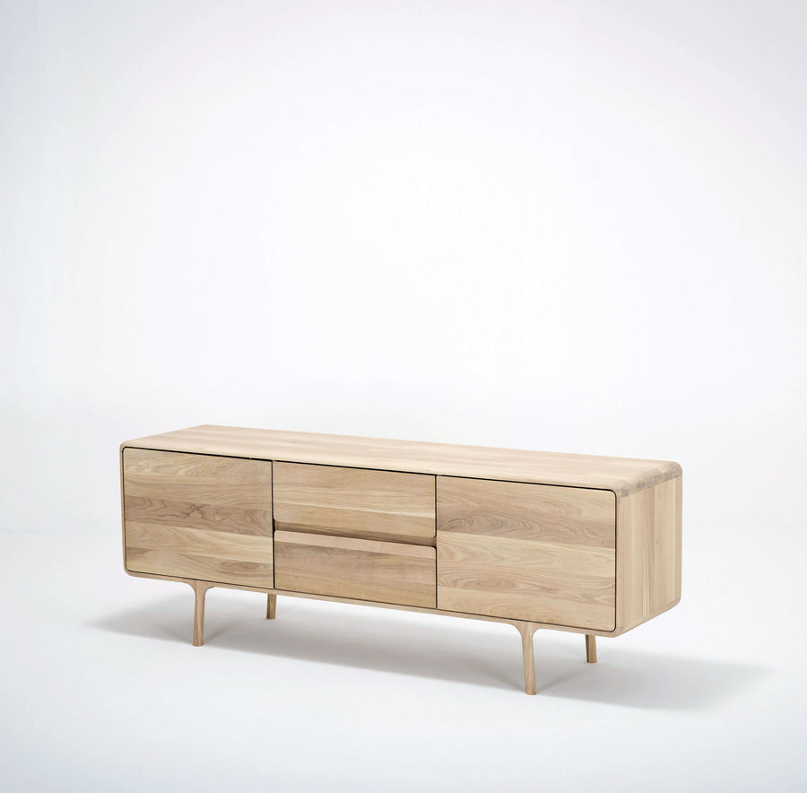 Gazzda Fawn Sideboard 180 in solid whitened Oak | Spencer Interiors