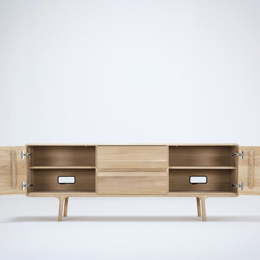Gazzda Fawn Sideboard 180 in solid whitened Oak | Spencer Interiors