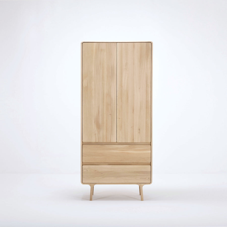 Gazzda Fawn Wardrobe in solid Oak | Spencer Interiors