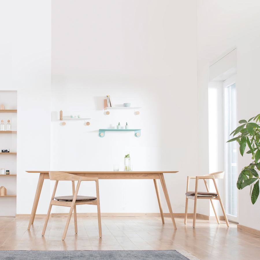 Gazzda Stafa Table in solid Oak, ambient