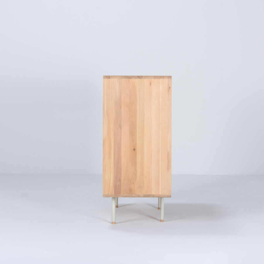 Gazzda Fina Storage Cabinet 118 with Door in solid Oak, profile
