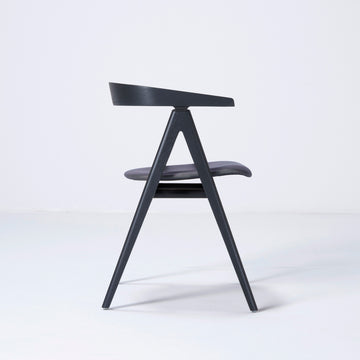 Gazzda Ava Chair in Black, Profile