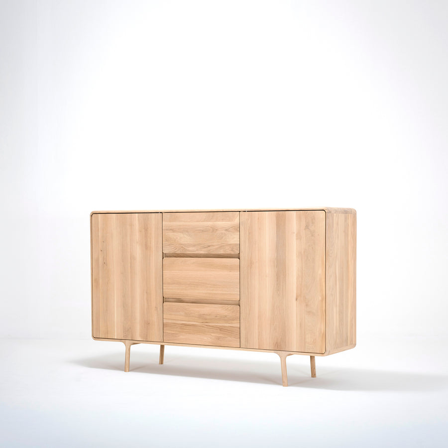 Gazzda, large Fawn Dresser in solid Oak | Spencer Interiors