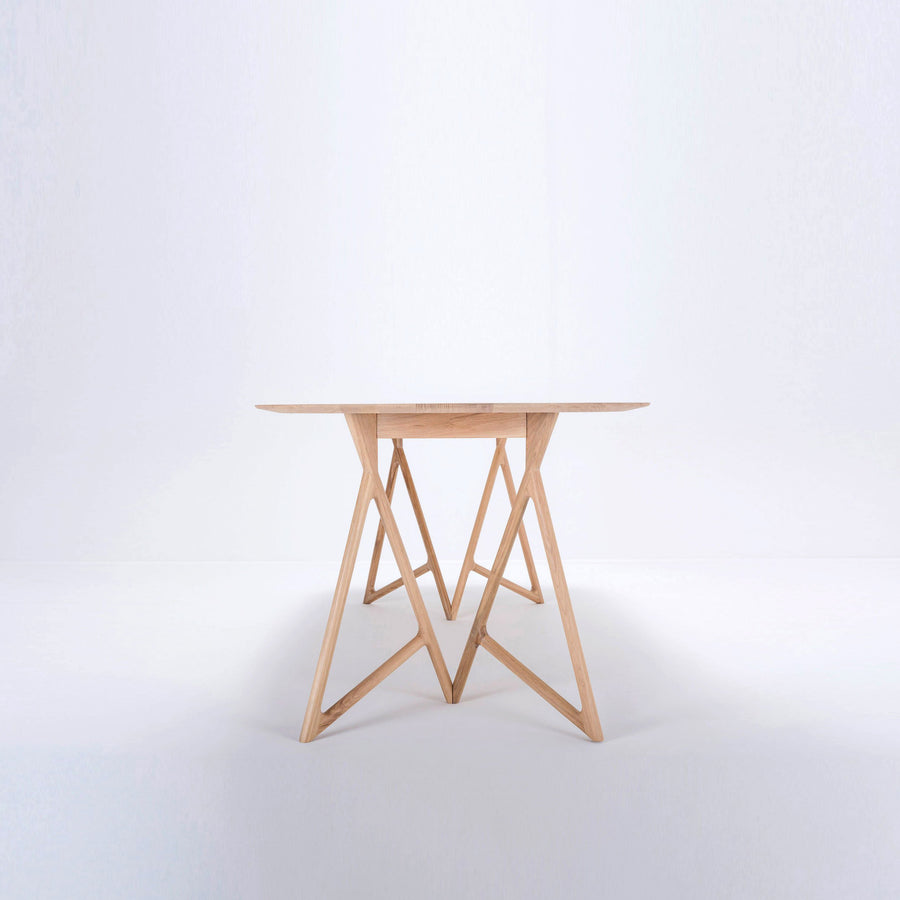 Gazzda Koza Table in solid whitened Oak - made in Europe, 4