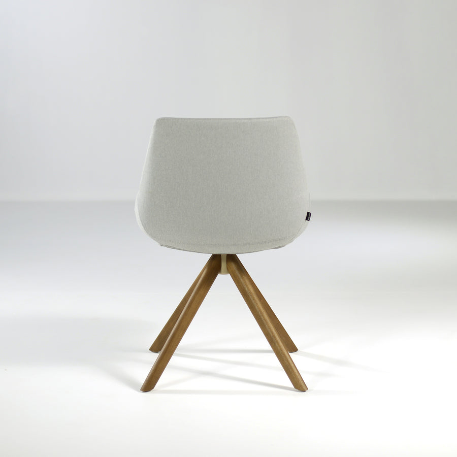Inclass Dunas XS Wood, Swivel Chair, back, © Spencer Interiors Inc.