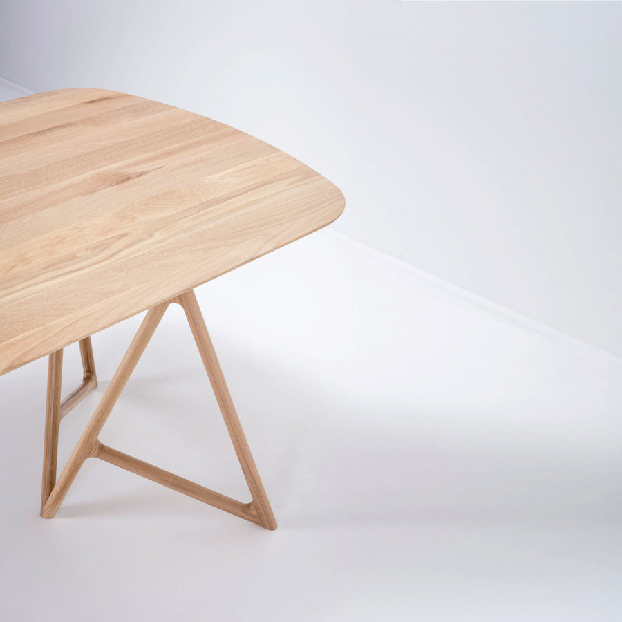 Gazzda Koza Table in solid whitened Oak - made in Europe, 7