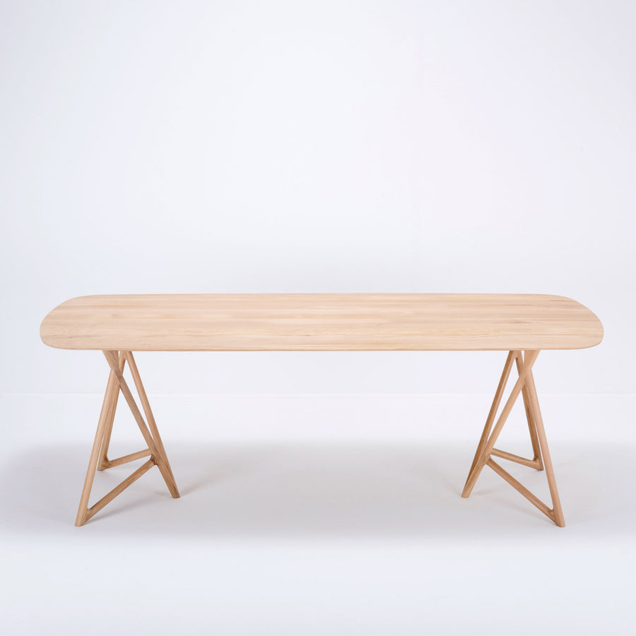 Gazzda Koza Table in solid whitened Oak - made in Europe, 9