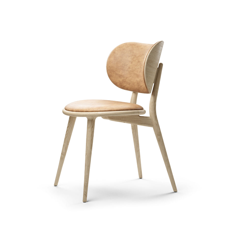 MTER The Dining Chair, Matt Lacquered Oak, Natural leather