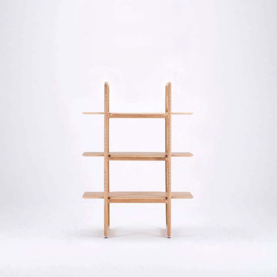 Gazzda Muse Room Divider & Shelf in solid Oak