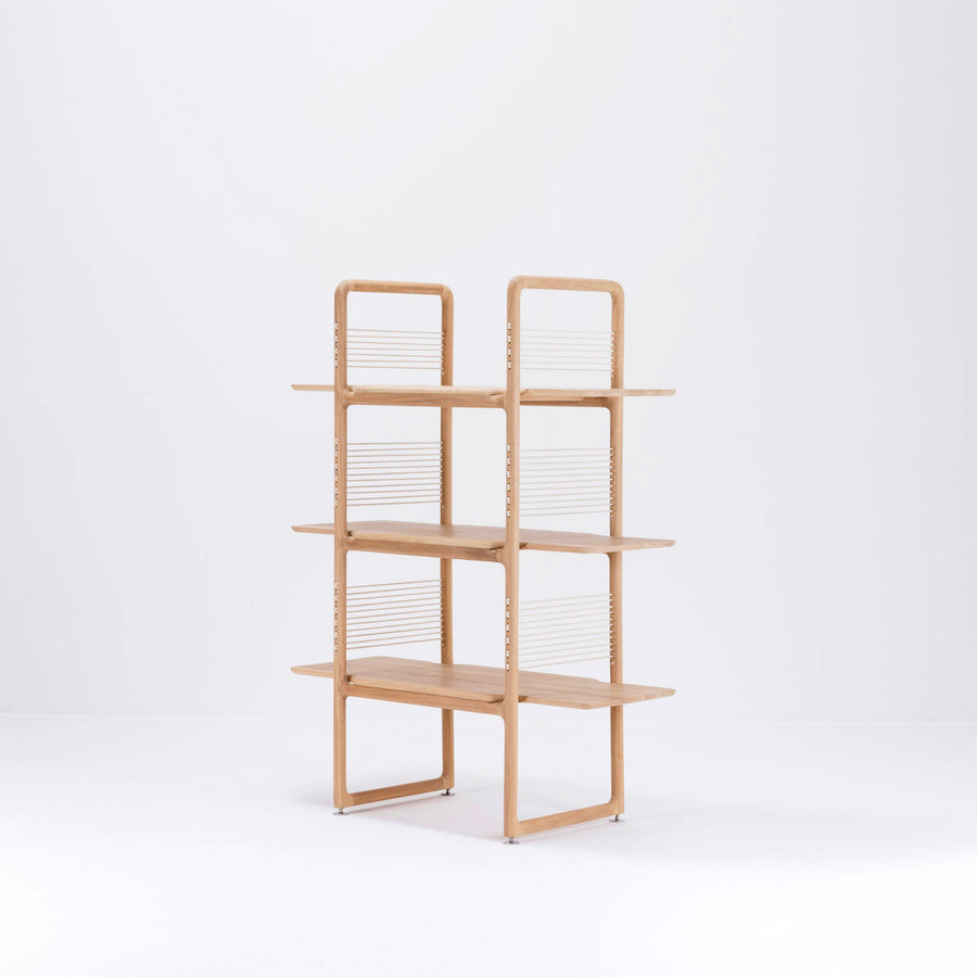 Gazzda Muse Room Divider & Shelf in solid Oak, 2