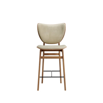 NORR11 Elephant Counter Stool, Light Smoked Oak, front