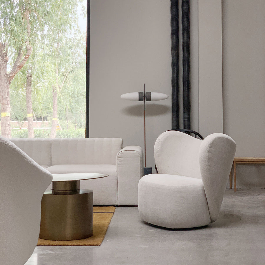 Norr11 Denmark, The Little Big Swivel Chair, with Riff Sofa | Spencer Interiors