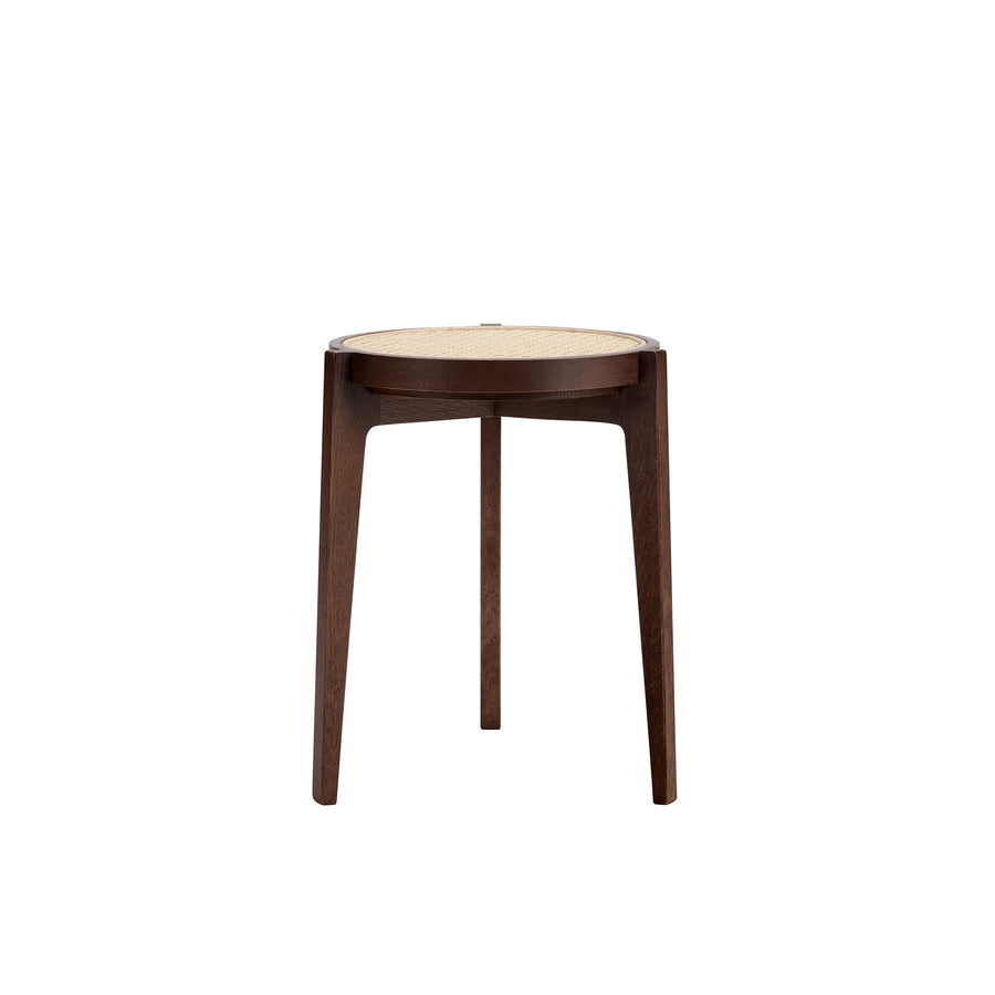 NORR11 Le Roi Stool, Dark Smoked, profile