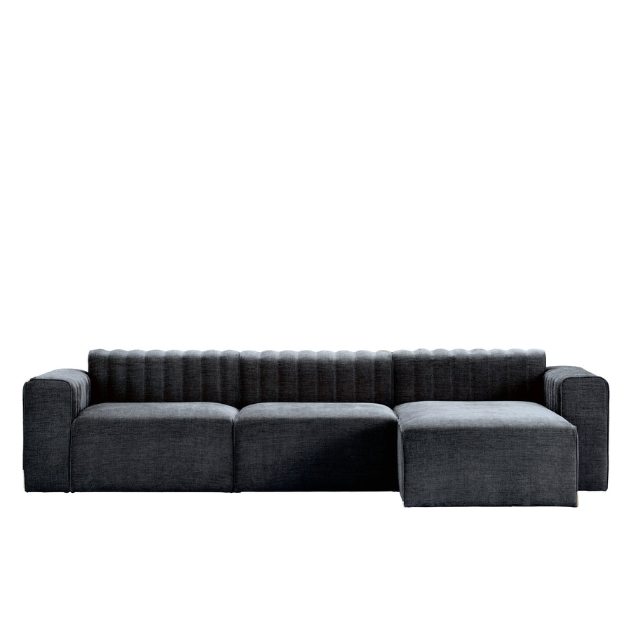 Norr11 Denmark, Riff Sectional, Anthracite Linen, made in Italy | Spencer Interiors