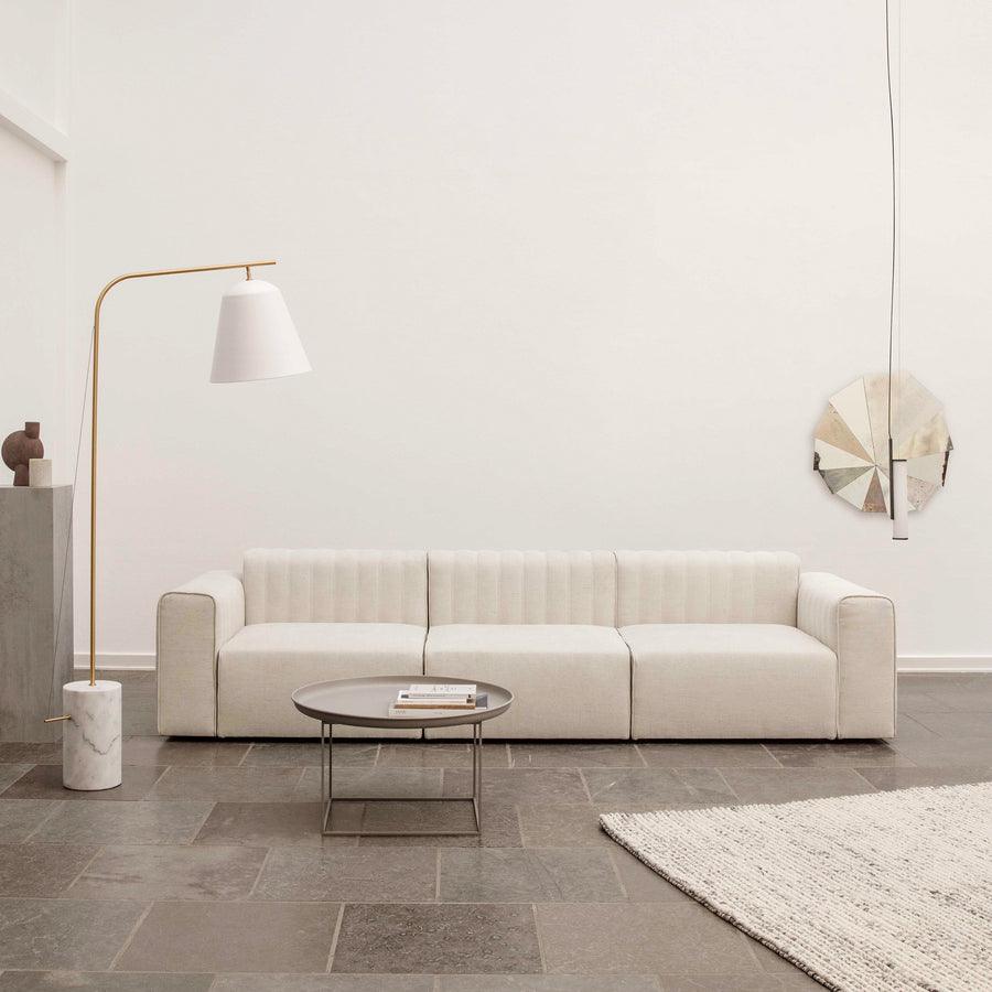 Norr11 Denmark, Riff Sectional, Off White Linen, ambient, made in Italy | Spencer Interiors