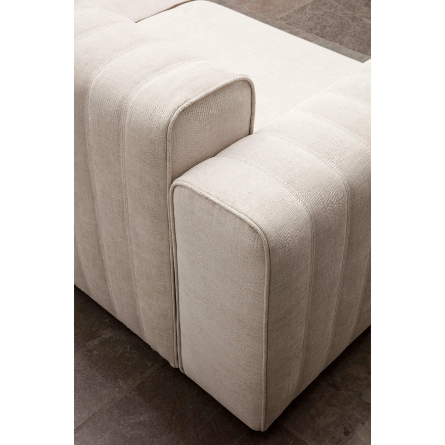 Norr11 Denmark, Riff Sectional, arm detail, made in Italy | Spencer Interiors