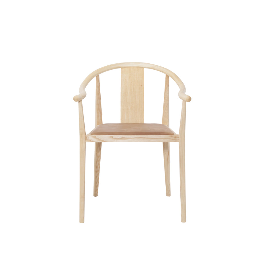 Norr11 Shanghai Dining Chair, Natural Ash, front