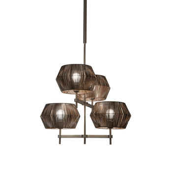 Novecento 4 Shade Chandelier