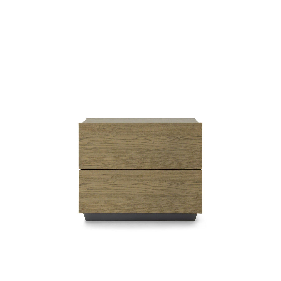 Pianca Tosca Nightstand in Laguna Oak, made in Italy | Spencer Interiors