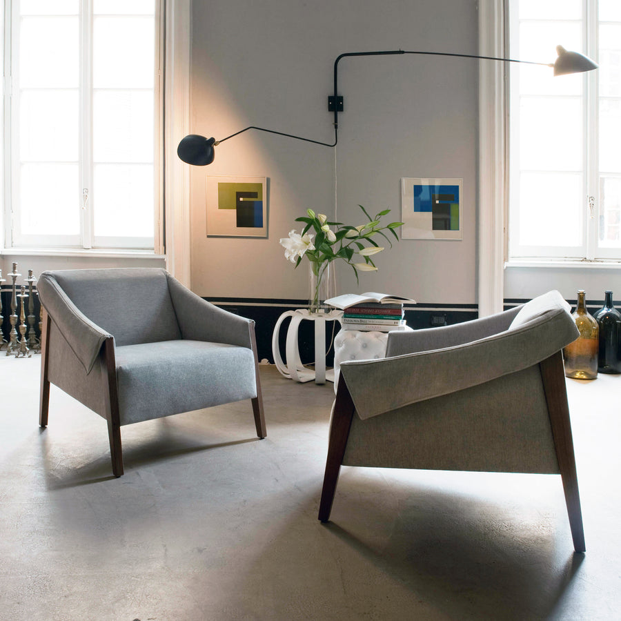 PORADA Ara Armchairs in Walnut