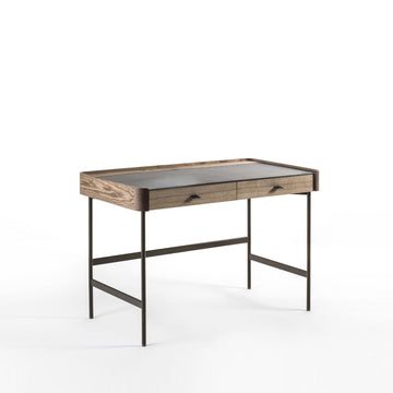 Porada Dafto Desk with Cuoietto leather Top