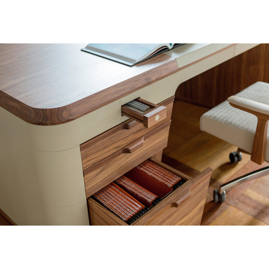 Porada Flavio Executive Desk, drawer detail