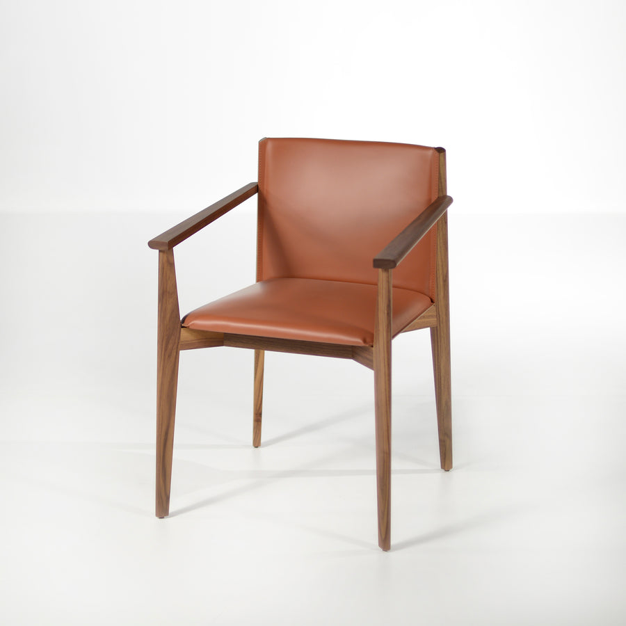 Porada Ionis Armchair, front turned 2, © Spencer Interiors