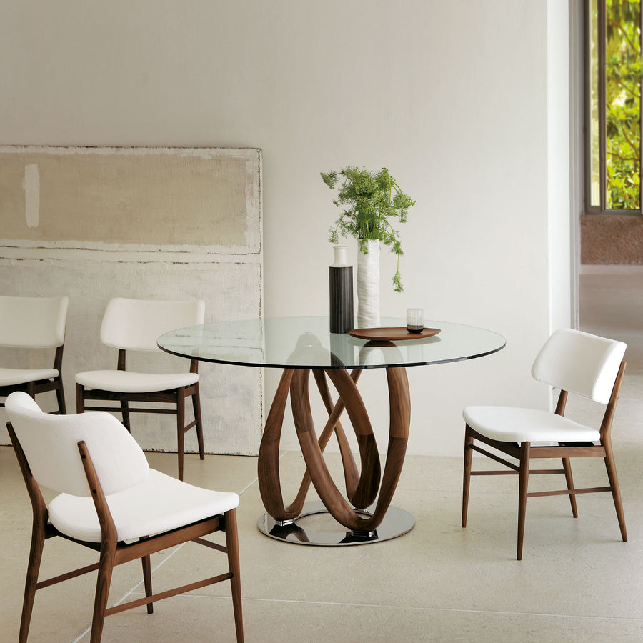 Porada Nissa Chair in solid Walnut, ambient