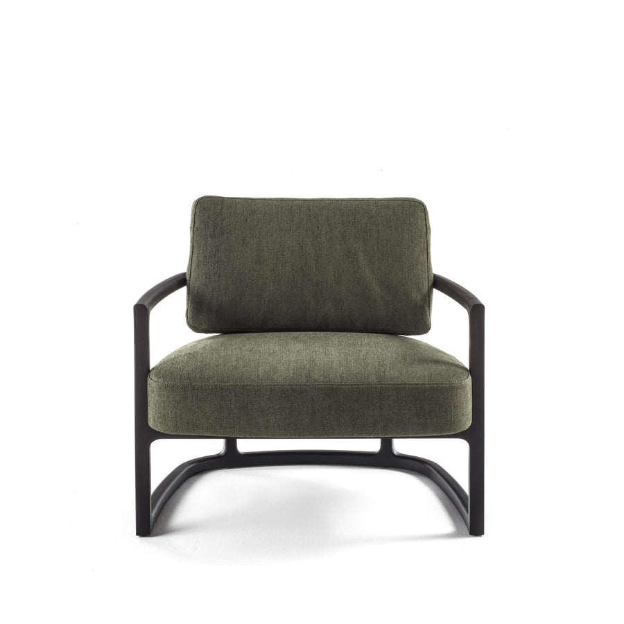 Porada Venus Armchair in solid Ash, front