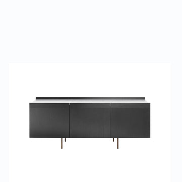 Potocco Avant 3 Door Sideboard with Marble Top - made in Italy