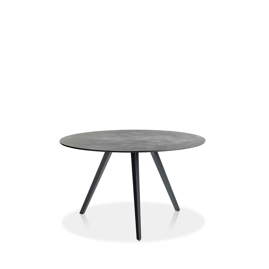 Potocco Katana Round Table with Marble Top - made in Italy