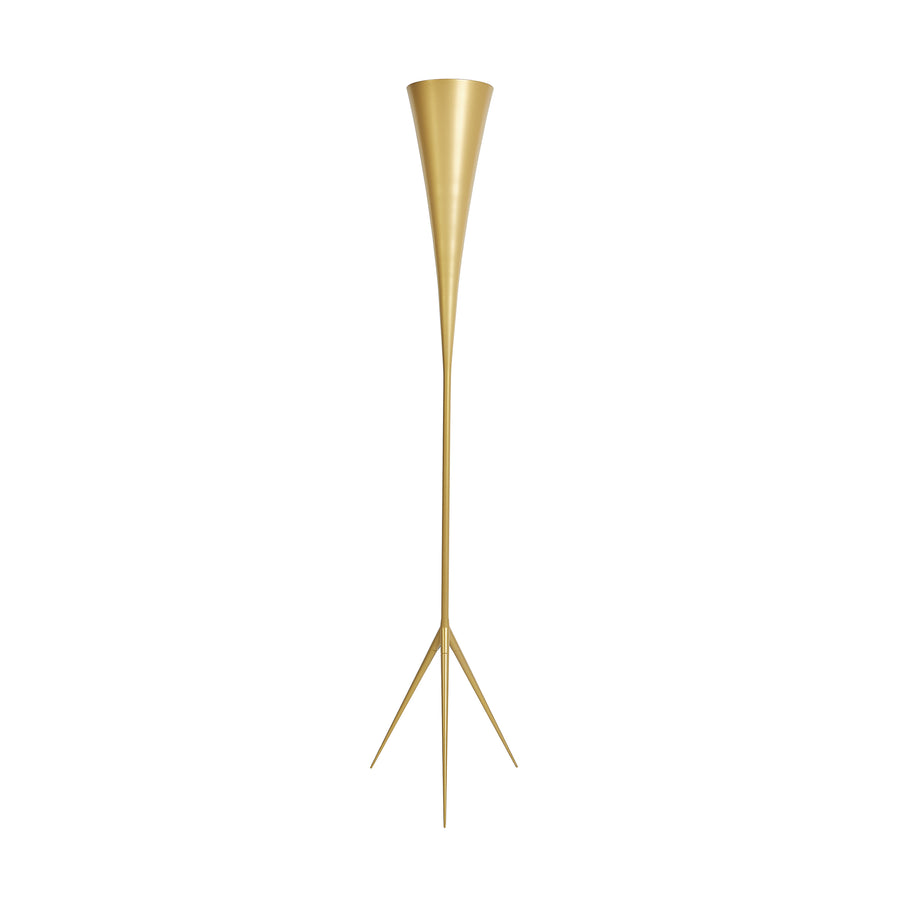 Tato Italia, De-Lux B8 Floor Lamp, Gold FInish