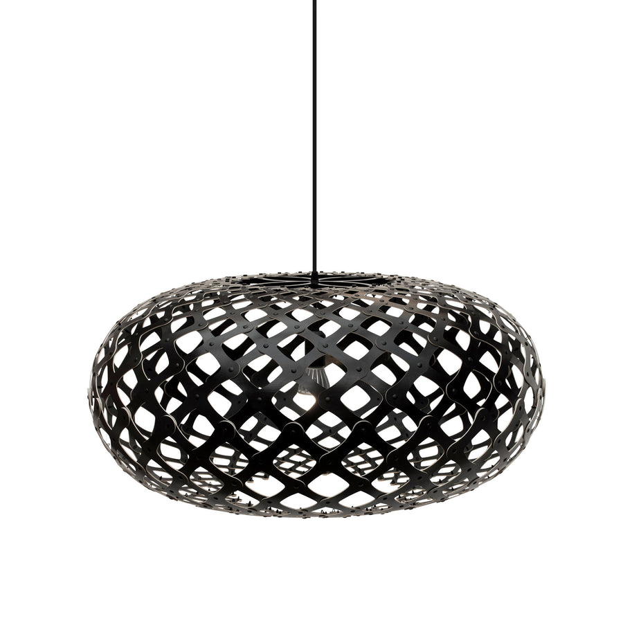 David Trubridge Kina Pendant, Black - Spencer Interiors