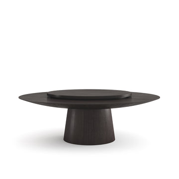 Emmemoboli UFO Full Table with Lazy Susan, Spencer Interiors